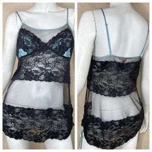 Victoria's Secret Slip Silk Lace M